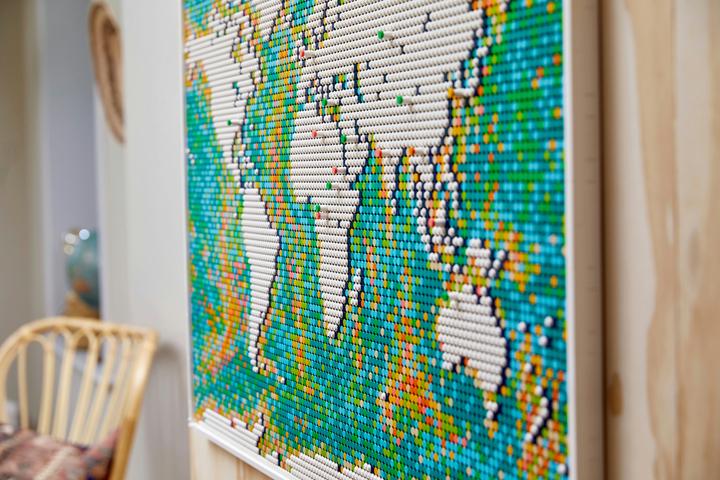 Immagine prodotto LEGO Mappa del mondo (31203, LEGO Art, Set LEGO rari)