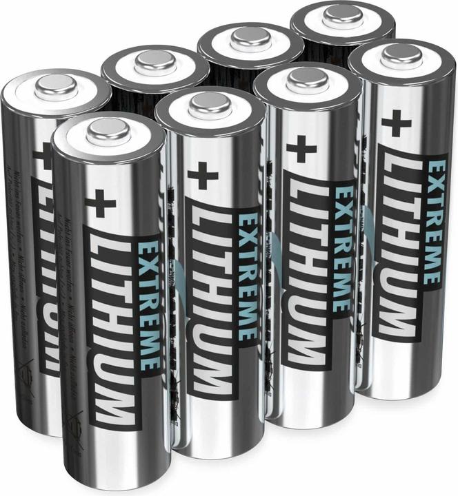 Actual product image Ansmann 4+4 Extreme Lithium AA Mignon LR 6 Big Pack (8 pcs., AA, 2850 mAh)