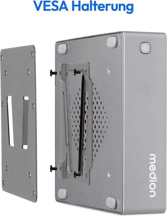 Image du produit Medion Mini PC S06 (MD35370) (Intel Core i5-1335U, 16 Go, 512 Go, Intel Iris Graphics)