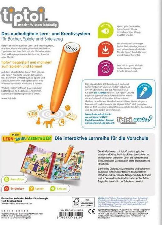 Image du produit tiptoi Premier anglais (Anglais)
