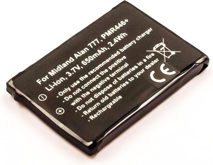 Produktbild AGI 78765 - Batterie/Akku - Schwarz - ALAN 777 - Lithium-Ion (Li-Ion) - 650 mAh - 3 (1 Stk., 650 mAh)