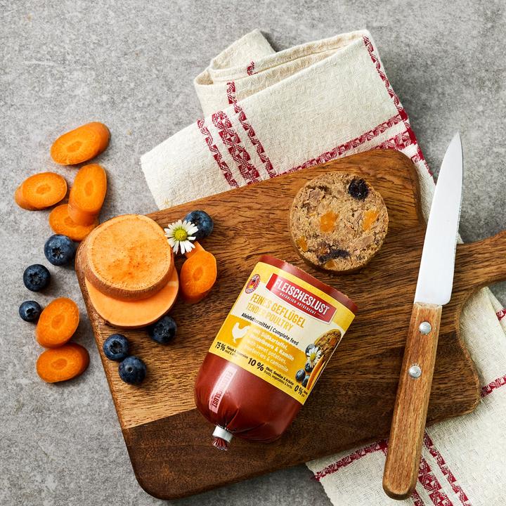 Produktbild Fleischeslust Nassfutter Feines Geflügel mit Süsskartoffel 200 g (Adult, 1 Stk., 200 g)