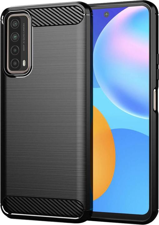 Produktbild Techsuit - Carbon Silicone - Huawei P Smart 2021 - Black (Huawei P Smart (2021))