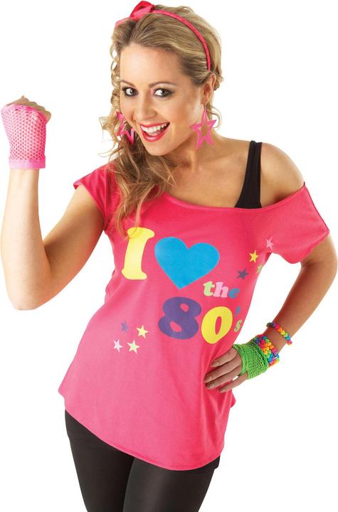Immagine prodotto Bristol Novelty I Love The 80s Top per Costumi Donna (M)