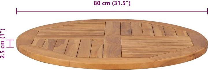 Immagine prodotto VidaXL Tassilo (80 x 80 x 2,5 cm)