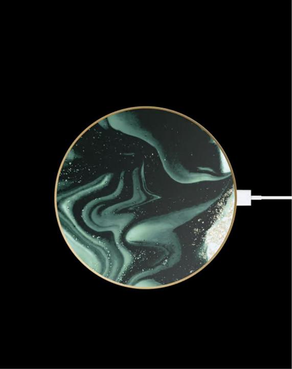 Produktbild iDeal Of Sweden Universal-Charger Golden Olive Marble (10 W)