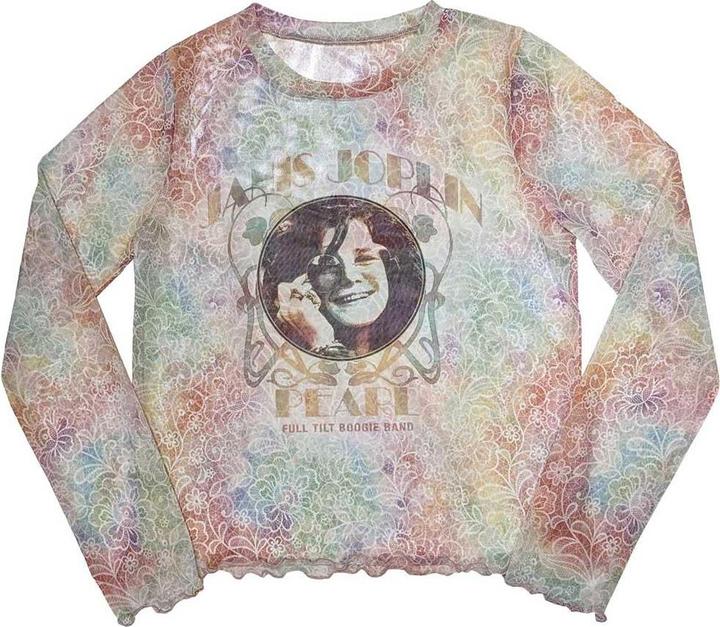 Janis Joplin Pearl kurzes TShirt Langärmlig