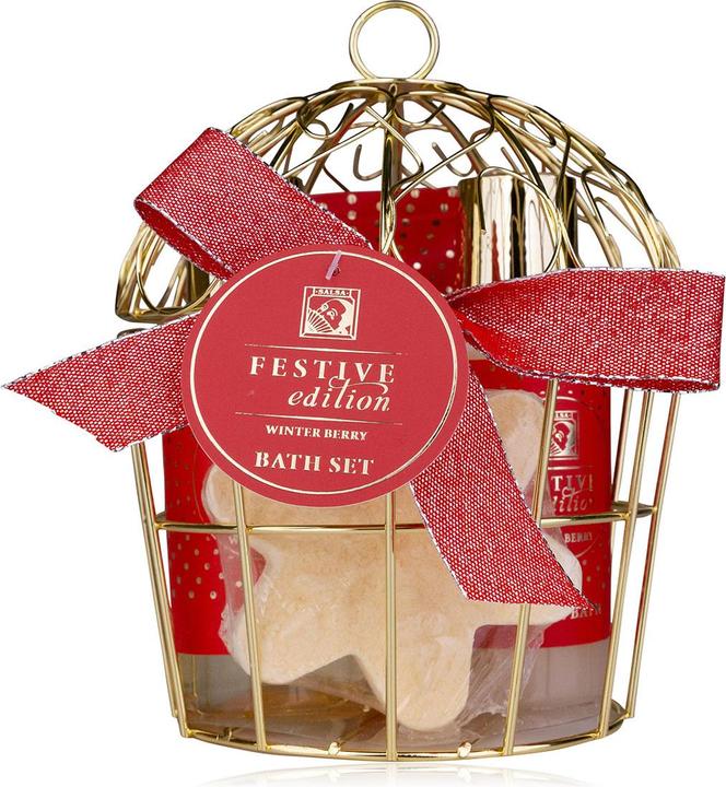 Immagine prodotto Accentra FESTIVE EDITION set da bagno in gabbia metallica p (Set per la cura dei capelli)
