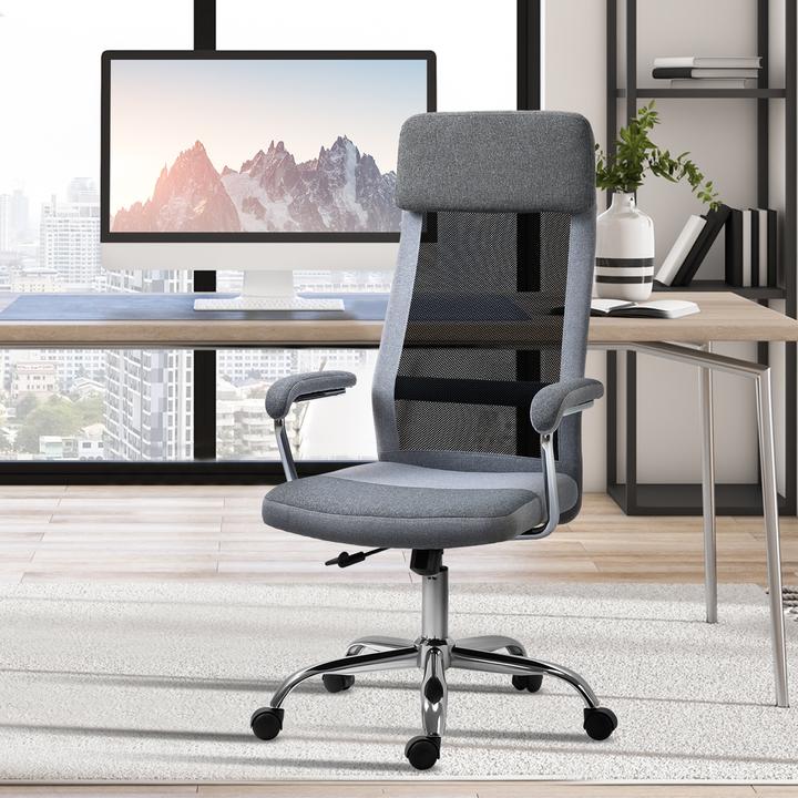 Immagine prodotto Vinsetto Sedia da ufficio ergonomica con schienale alto