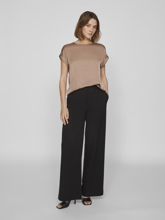 Actual product image Vila Round neckline top with short sleeves (40)