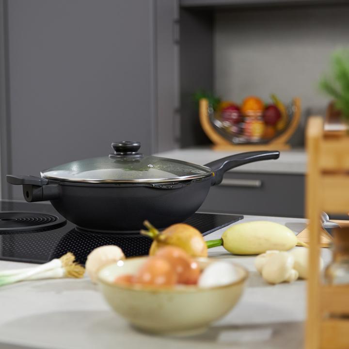 Immagine prodotto Relaxdays Padella wok (30 cm, Wok, Alluminio)