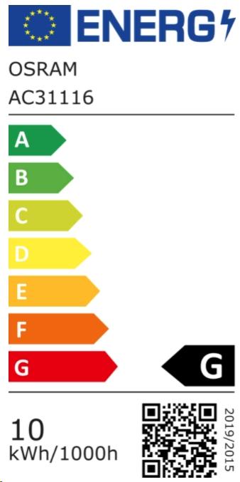 Energie-Label Osram Led Retrofit Rgbw Lamps With Remote Control (E27, 60 W, 806 lm, 1 x, G)