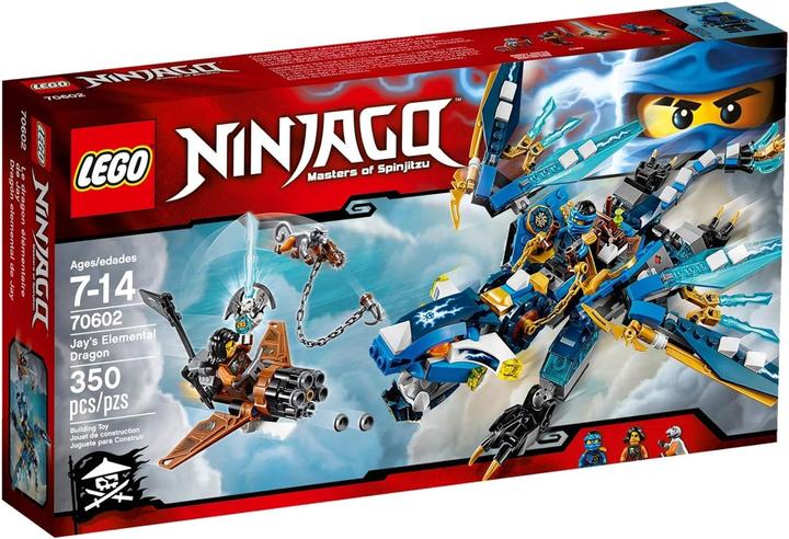 Actual product image LEGO Jay's elemental dragon (70602, LEGO Ninjago)