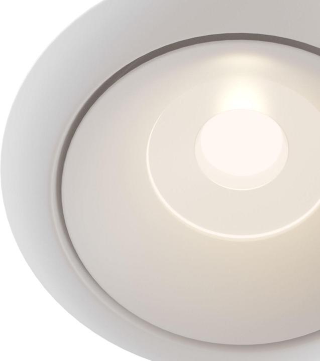 Actual product image Maytoni Yin recessed spotlight for suspended ceilings GU10 Ø98mm (GU10)