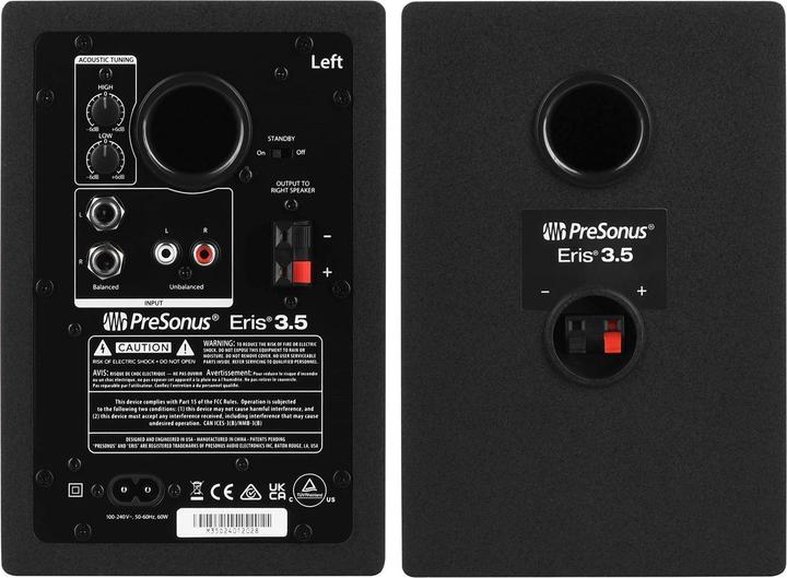 Immagine prodotto PreSonus Eris 3.5 - 2. Gen (Attivo, Coppia, 2x 25 W)
