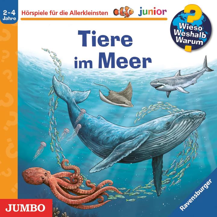 Immagine prodotto Perché? Perché? Perché? junior. Animali nel mare (Anita van Saan, Niklas Heinecke, Alexander Fuhlisch, Tedesco)