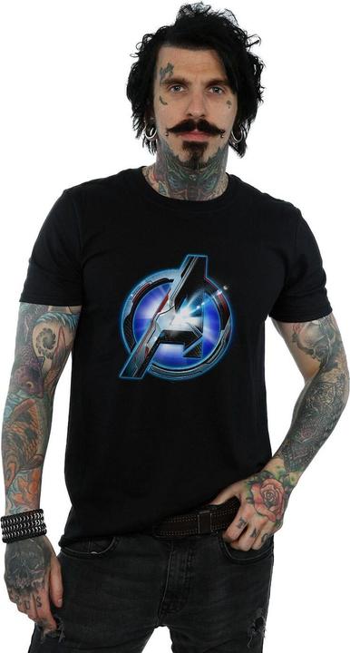 Produktbild Avengers Endgame Glowing Logo TShirt (XL)