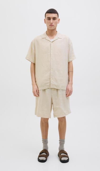 Actual product image Jack & Jones Jpstbill Lawrence Linen Shorts Mid Sn (XS)