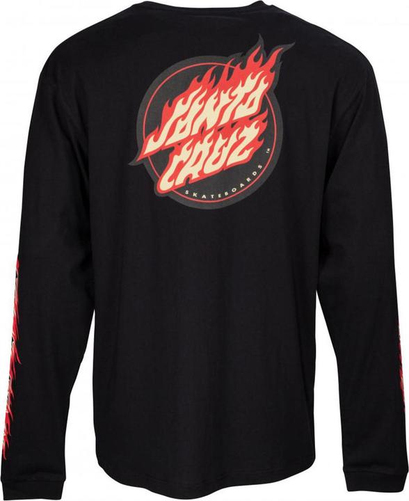 Santa Cruz Flame Dot LS Tee