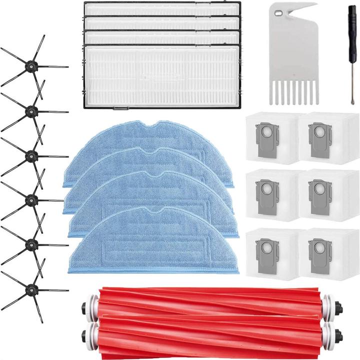 Deltalabs Zubehör Set kompatibel mit Roborock S7 Pro Ultra / S7 MaxV Ultra