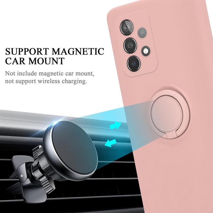 Produktbild Cadorabo TPU Liquid Ring Silicone Case Hülle (Samsung Galaxy A52, Samsung Galaxy A52 5G, Samsung Galaxy A52s 5G)