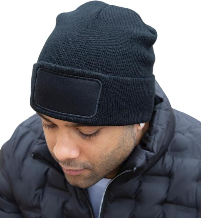 Produktbild Result Erwachsene Thinsulate Drucker Patch Beanie