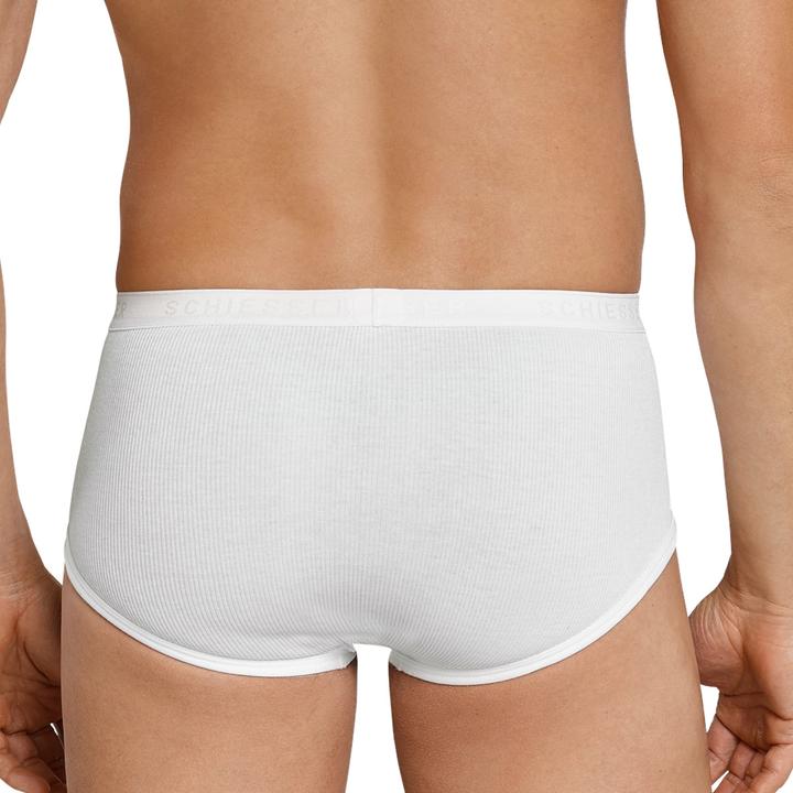 Immagine prodotto Schiesser Confezione da 4 Original Classics di slip sportivi a doppia costola con cavallo (M, confezione da 4)