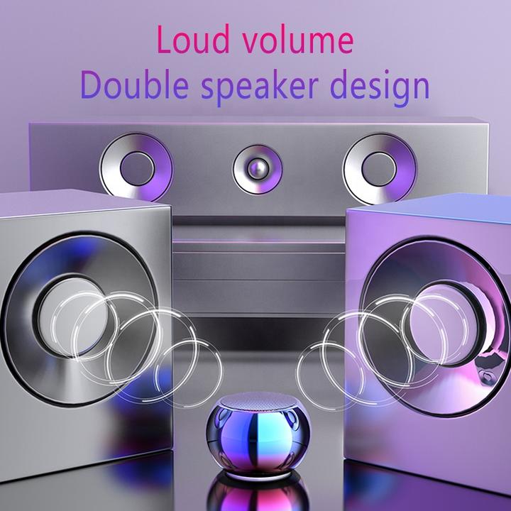Actual product image PhoneLook Ultra Small Mini Bluetooth Speakers BT 5.0 TWS Wireless Speakers (2.50 h, Rechargeable battery operated)