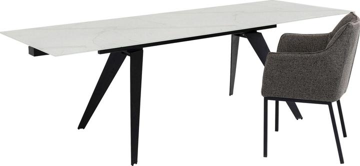 Produktbild Kare Design Ausziehtisch Amsterdam Marble 160(40+40)x90cm (240 x 90 x 76 cm)