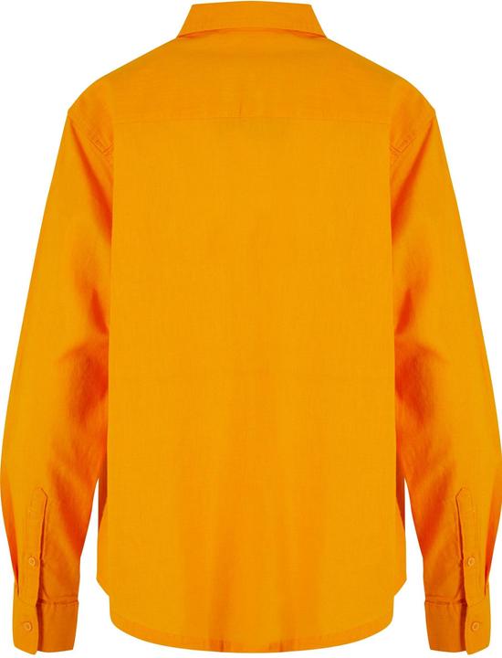 Produktbild Urban Classics Ladies Linen Mixed Oversized Shirt - 165597 (L)