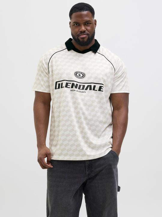 Actual product image Jack & Jones Plus Size Poloshirt Poloshirt (5XL)