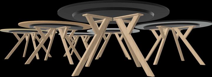 Actual product image Dietiker Felber T14 meeting table Round (1400 x 1400 x 720 mm)