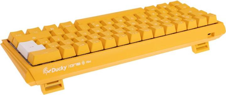 Produktbild Ducky One 3 Yellow mini gaming keyboard, RGB LED - MX-black (DE, Kabelgebunden)