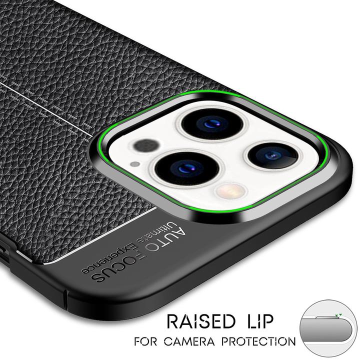 Immagine prodotto Nalia Custodia per cellulare in silicone con aspetto in pelle (Apple iPhone 13 Pro)