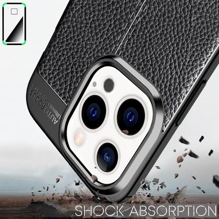 Immagine prodotto Nalia Custodia per cellulare in silicone con aspetto in pelle (Apple iPhone 13 Pro)