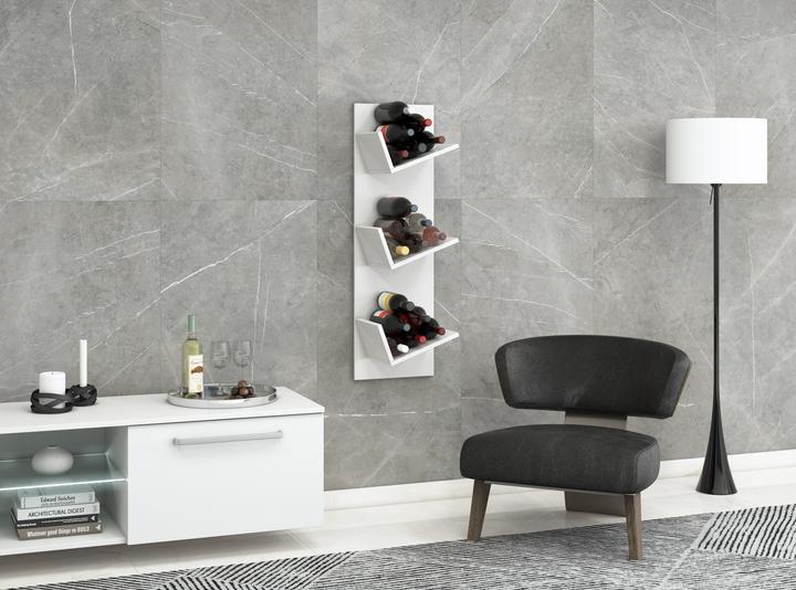 Actual product image VCM Wood bottles wall wine rack Vinosi (33 x 26 x 106 cm)