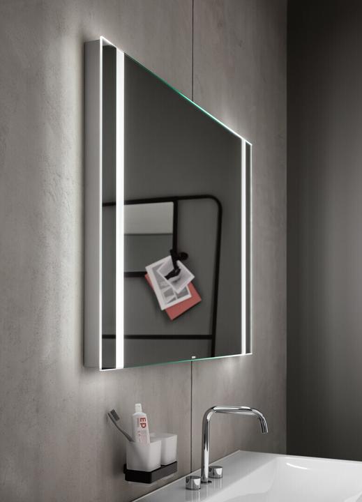 Immagine prodotto Emco MI 500 Specchio luminoso a LED, due aperture laterali per la luce, interruttore a sensore nasco