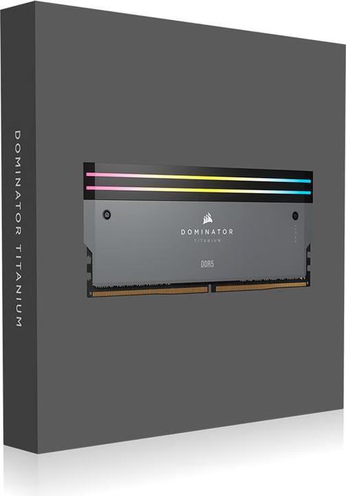 Actual product image Corsair Dominator Titanium (2 x 32GB, 0.01 MHz, DDR5 RAM, DIMM)