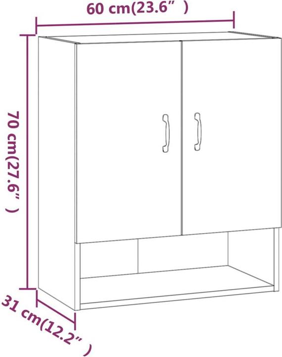 Produktbild VidaXL Web (60 x 31 x 70 cm)