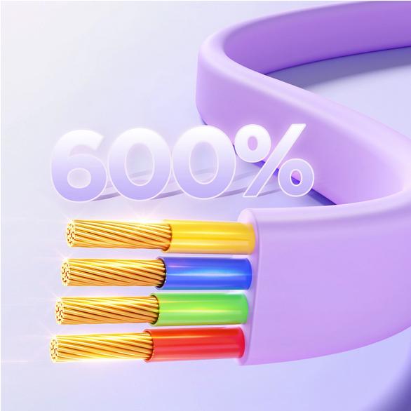 Actual product image Joyroom S-A40 Colorful Series 3in1 retractable cable USB-A to USB-C / Lightning / microUSB 1m - blue (1 m)