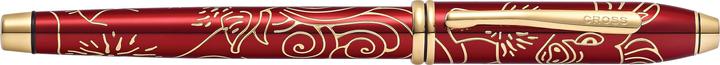 Actual product image Cross Rollerball Townsend Zodiac Year of the Pig 2019 (Red lacquer with 23-carat gold-plated millings, 1 x)