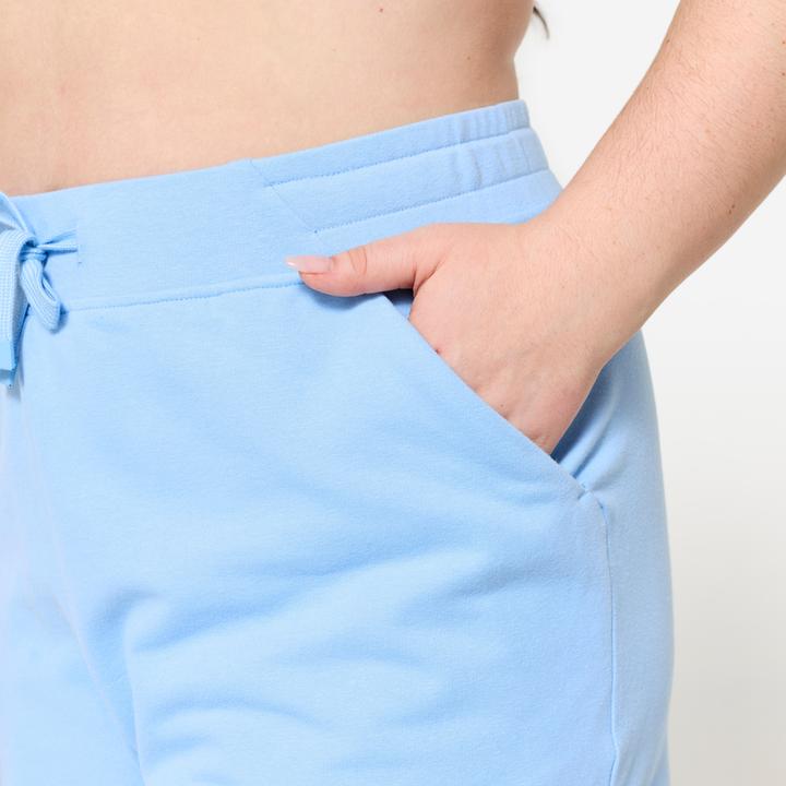Produktbild Domyos Shorts Damen mit Tasche - blau (L)