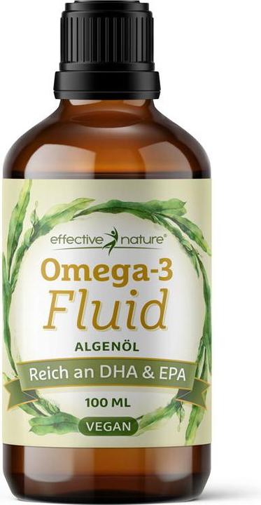 Effective Nature Omega-3 algae oil vegan (1 Piece, Liquid)