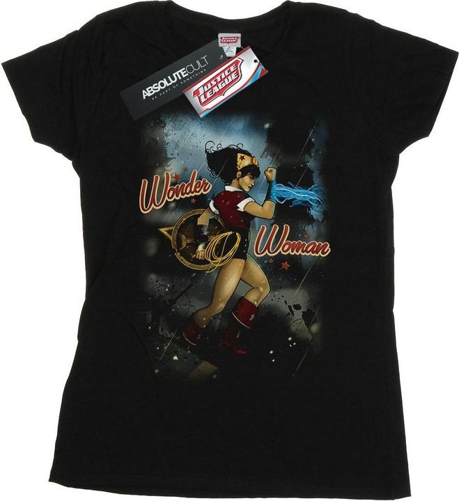Image du produit - T-shirt WONDER WOMAN BOMBSHELL COVER - Femme (L)