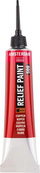 Actual product image Amsterdam Acrylic paint Reliefpaint 805 (Copper, 20 ml)