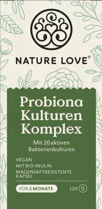 Image du produit Nature Love Complexe de cultures Probiona (120 pièce(s), Capsules, 61 g)