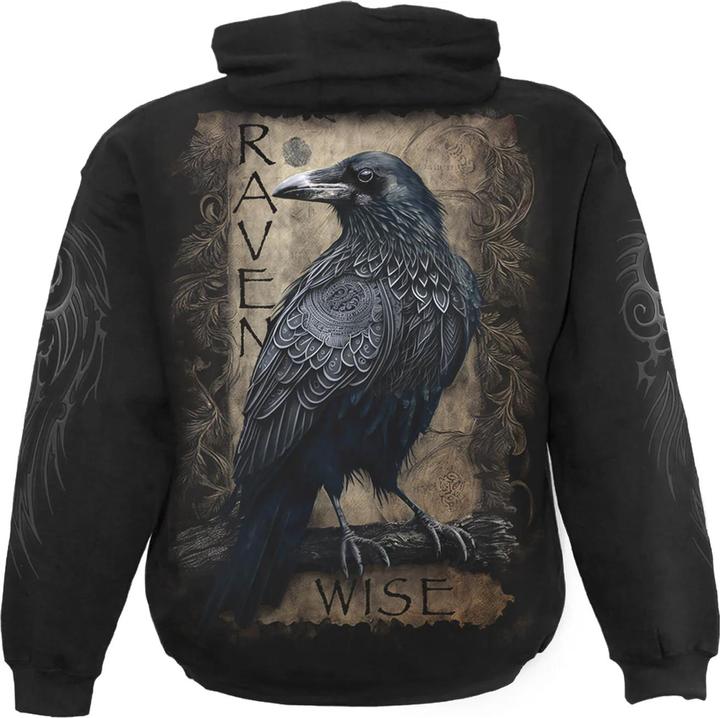 Actual product image Spiral Unisex Adult Raven Wise Hoodie (XXL)