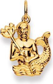 Produktbild Natsumi Schmuck Anhänger Sternzeichen Wassermann Gelbgold 18K/750 gross (750/18 K Gelbgold)