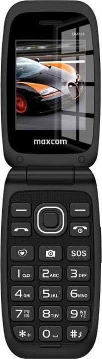 Productafbeelding Maxcom Telefoon MM 828 dual sim zwart (2.40", 0.08 Mpx, 4G)