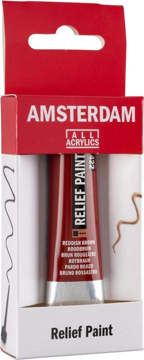 Produktbild Amsterdam Acrylfarbe Reliefpaint 422 (Rotbraun, 20 ml)